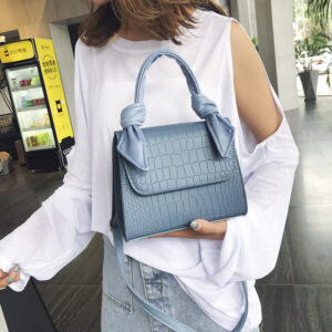 Fashion Stone Pattern Portable Small Square Bag