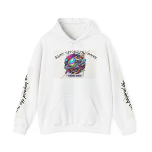 Hoodie — “Going Beyond the Noise” Cosmic Noise Graphic Hoodie