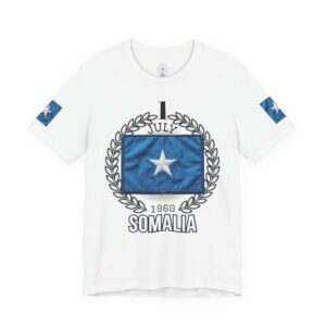 Somalia Independence Flag T-Shirt — 1 July 1960 Somali Flag Tee